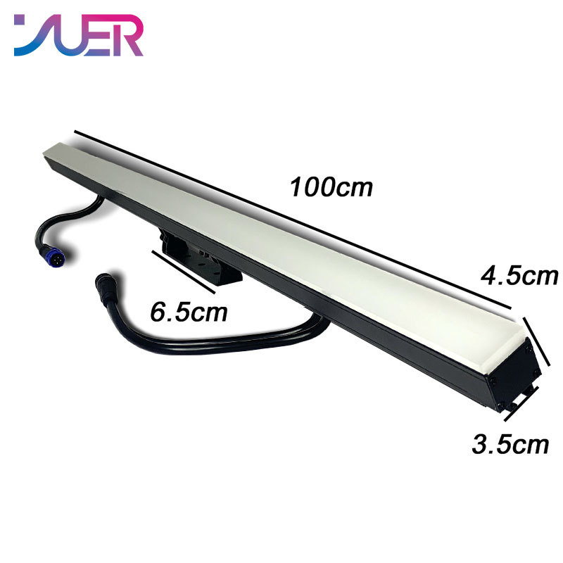 YUER Stage Light Tubes Waterproof IP65 LED 40x0.5W LED Pixel Bar Light 3D LED Linear Strip Light DMX For Bar Disco DJ Club Bar Party