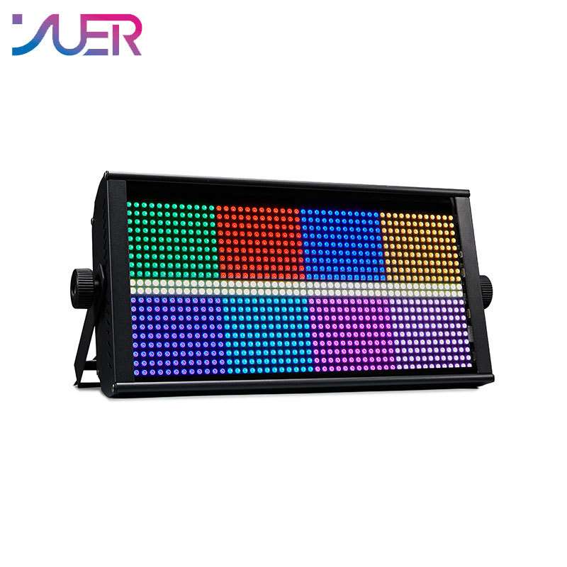 YUER 864pcs 5050 LED 280W RGB DMX512 8+8 Strobe Light/Stroboscope Lights Fit DJ Disco Bar Party Effect Dyeing Light Flash
