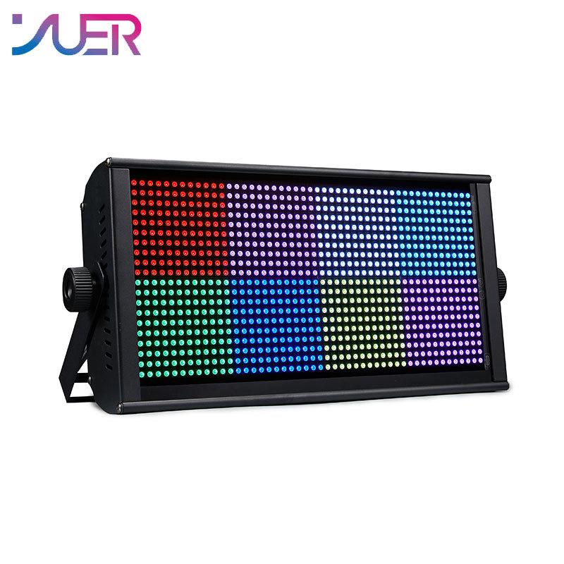 YUER 960Pcs 5050 LED 200W RGB DMX512 Strobe Light/Stroboscope Lights Fit DJ Disco Party Bar Club Effect Dyeing Light Flash Equipment