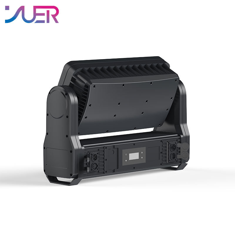 YUER Ip65 Waterproof Moving Head Strobe Light 480*0.5W RGB 3 in 1 LEDs Strobe Stage Effect Light Wireless DMX Wash Flood for DJ Disco