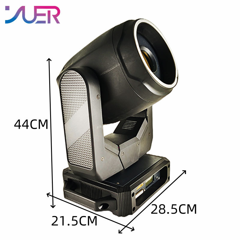 YUER™️ NEW LIDA 10W RGB Moving Head Laser Projector 20Kpps Scanning LED Aperture Assist For DJ Disco DMX 512 Auto Sound Music Modes