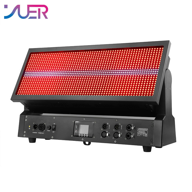 YUER 1320pcs RGB 3in1+216pcs White DMX52 GLP Moving Head Light Super Bright DJ Disco Party Washing Light Bar Strobe Light Stage Lighting Effect
