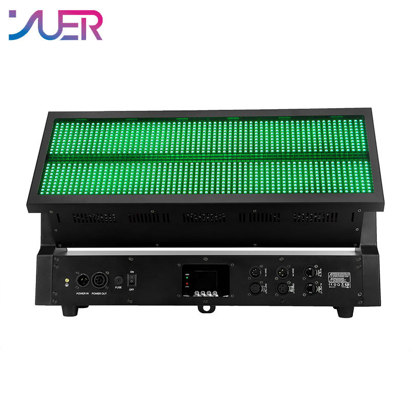 YUER 1320pcs RGB 3in1+216pcs White DMX52 GLP Moving Head Light Super Bright DJ Disco Party Washing Light Bar Strobe Light Stage Lighting Effect