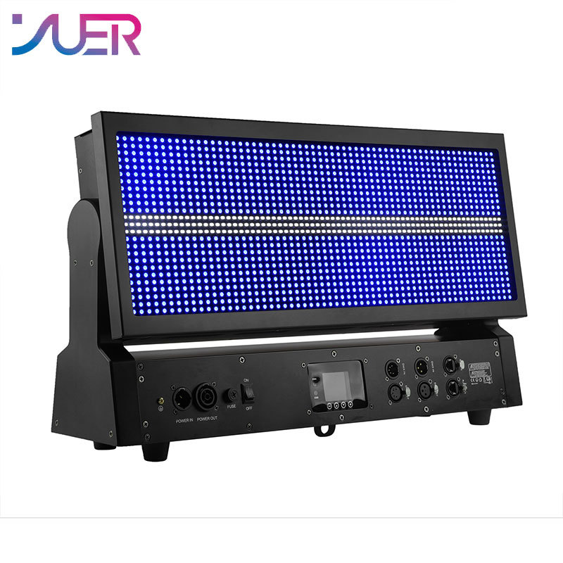 YUER 1320pcs RGB 3in1+216pcs White DMX52 GLP Moving Head Light Super Bright DJ Disco Party Washing Light Bar Strobe Light Stage Lighting Effect