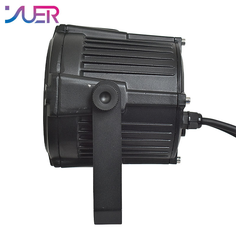 YUER IP65 water proof LED Par Light 2700k/5700K dual color temperature pixel control 1pcs 50W golden light+18X0.5SMD 5050 RGB3 in 1