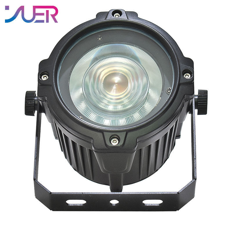 YUER IP65 water proof LED Par Light 2700k/5700K dual color temperature pixel control 1pcs 50W golden light+18X0.5SMD 5050 RGB3 in 1
