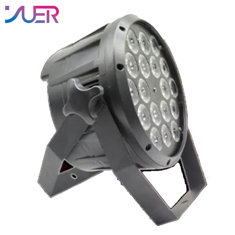 YUER LED Par Light 18X12W RGBW 4IN1 Dmx512 Control Wash Strobe Sound Activated Professional Dj  Party Stage Entertainment Lamp