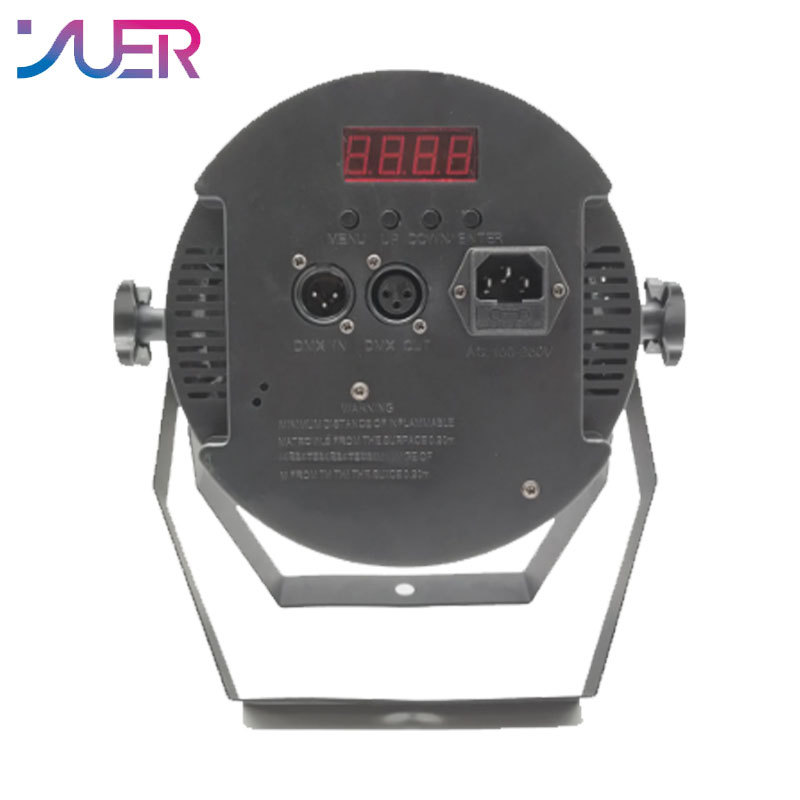 YUER LED Par Light 18X12W RGBW 4IN1 Dmx512 Control Wash Strobe Sound Activated Professional Dj  Party Stage Entertainment Lamp