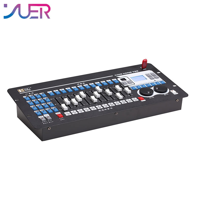 YUER Kingkong KK768 Professional DMX Controller 768 DMX Channels Built-in 135 Graphics Stage Lighting 512 DMX Console Dj Equipments