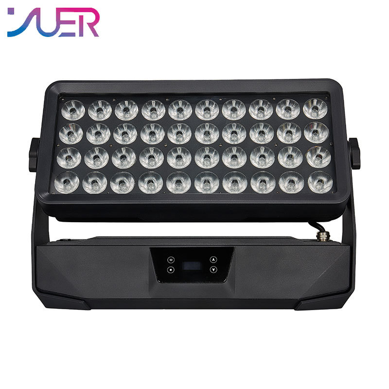 YUER IP65 Waterproof LED 40x15w RGBW 4in1 DMX512 Control for Party Wedding DJ Disco