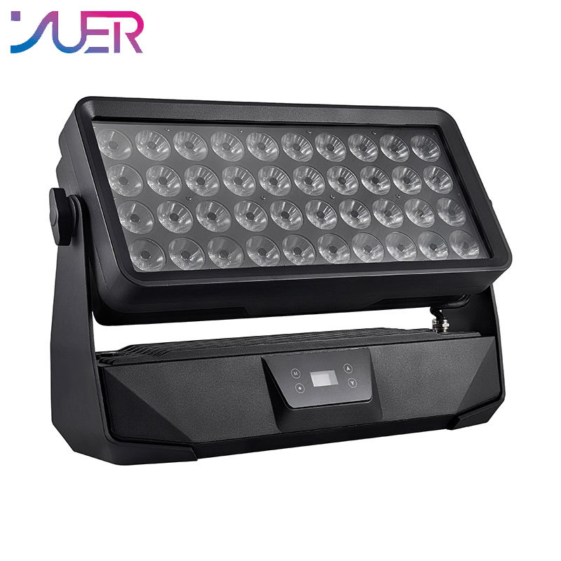 YUER IP65 Waterproof LED 40x15w RGBW 4in1 DMX512 Control for Party Wedding DJ Disco