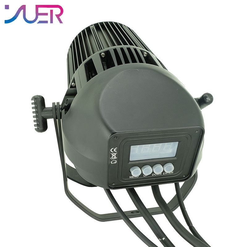 YUER 250W Waterproof Focusing Surface Light Warm White Cool White RGBW Wedding Par Light LED Stage Lights DJ Party Christmas Lights