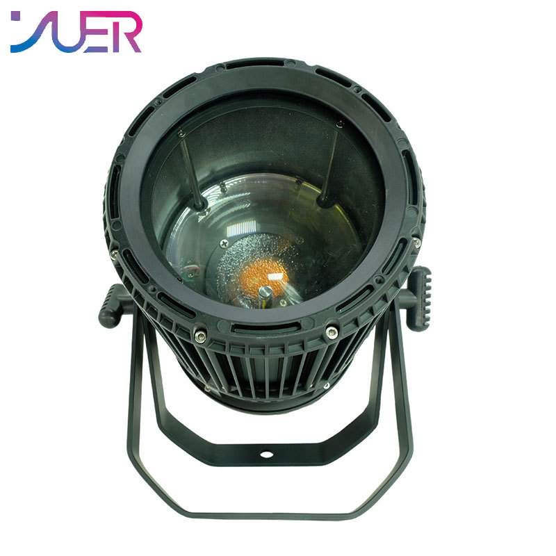 YUER 250W Waterproof Focusing Surface Light Warm White Cool White RGBW Wedding Par Light LED Stage Lights DJ Party Christmas Lights