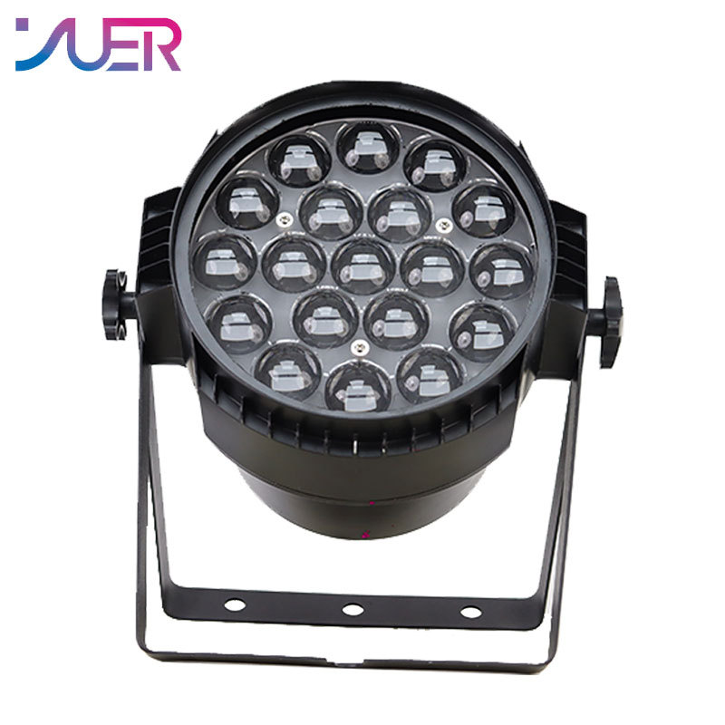 YUER 19x15w LED RGBW 4in1 Wash Beam Zoom Effect Par Lights Aluminum Case Strobe DMX Music Dj Disco Stage Chirstmas Background