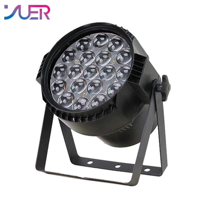 YUER 19x15w LED RGBW 4in1 Wash Beam Zoom Effect Par Lights Aluminum Case Strobe DMX Music Dj Disco Stage Chirstmas Background