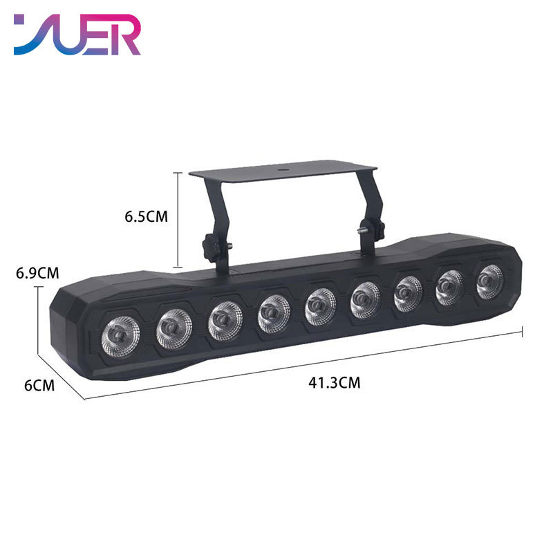 YUER NEW Mold YUER 9X16W RGBW Wash Light Horse Racing Effect Lights Remote Control DMX512 For DJ Disco Party Xmas Show Stage Effects