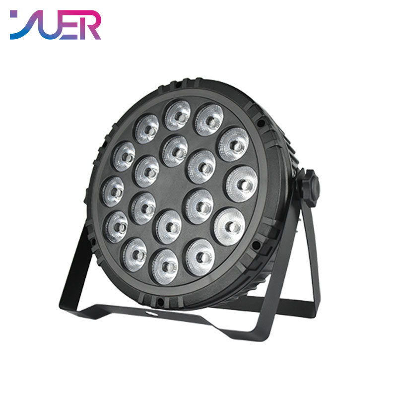YUER 18X12W RGBW 4in1 LED Par Light With Aperture DMX512 Disco Light Professional Stage Bar Dj Equipment