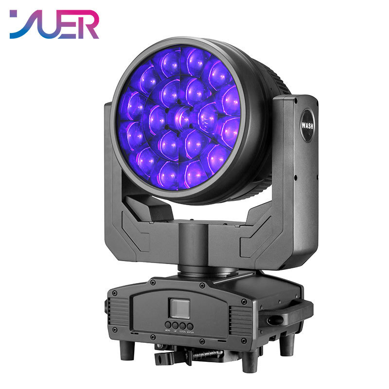 YUER Water Proof IP65 19X40W RGBW Bee Eye Zoom Moving Head Light DMX512 21/23/35/78/92/97/99CH Beam Pattern Effect DJ Disco Stage Wedding Party Bar