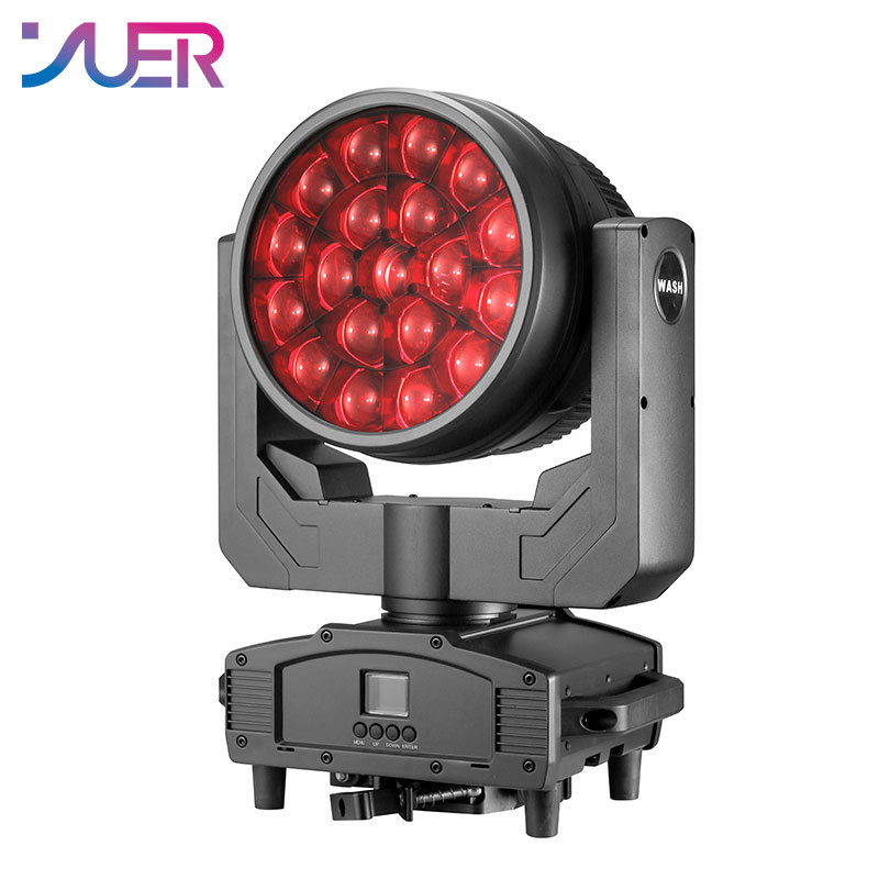 YUER Water Proof IP65 19X40W RGBW Bee Eye Zoom Moving Head Light DMX512 21/23/35/78/92/97/99CH Beam Pattern Effect DJ Disco Stage Wedding Party Bar