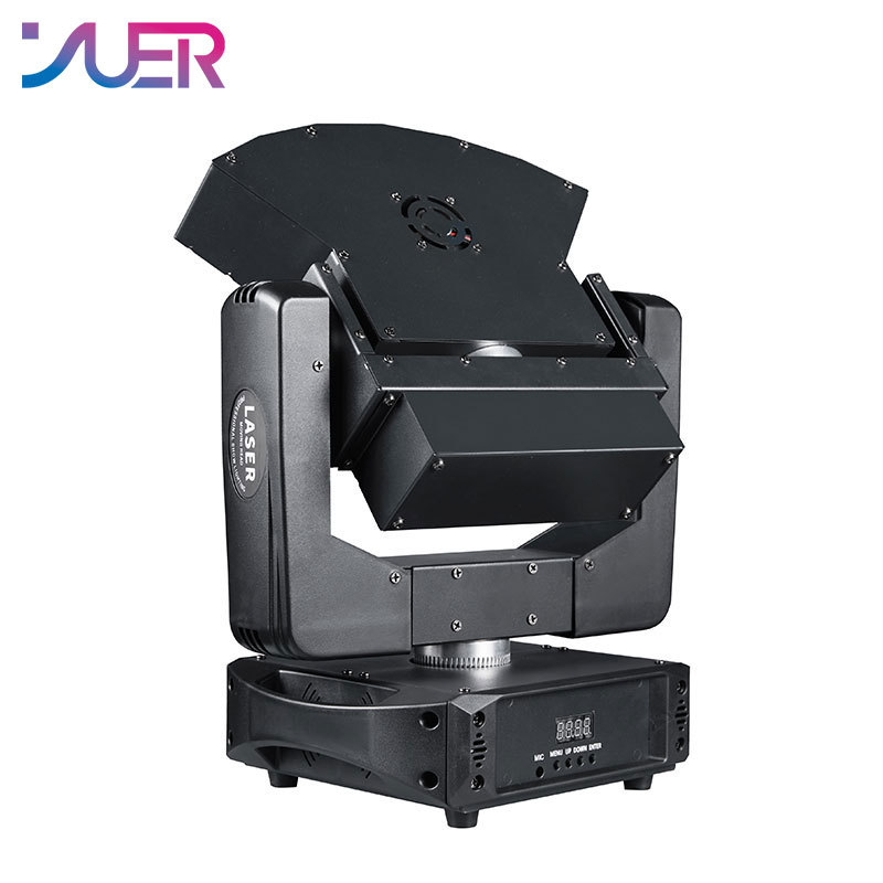 YUER Mini 6 Eyes XYZ Stage Effect Infinite Rotation RGB Laser Bar Beam Lighting for DJ Disco Party Wedding Moving Head Projector DMX512