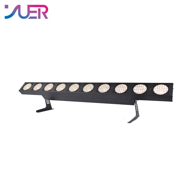 YUER 10X30W COB LED Bar Light Strip Matrix DMX Warm/Cold/RGBW Optional DJ disco Stage light Wash Wall Light for Club Party show
