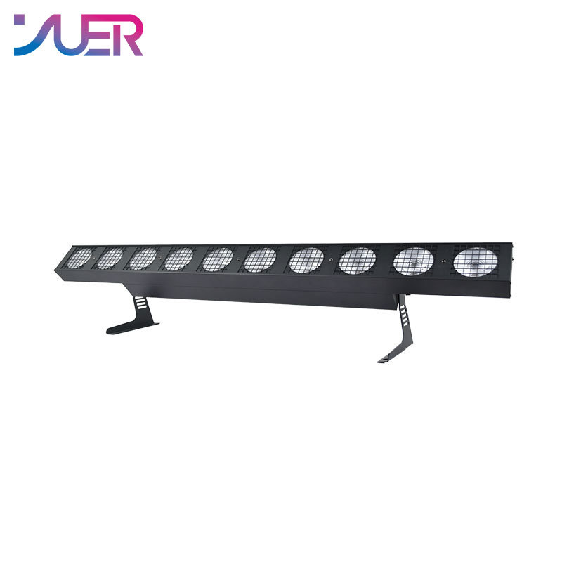 YUER 10X30W COB LED Bar Light Strip Matrix DMX Warm/Cold/RGBW Optional DJ disco Stage light Wash Wall Light for Club Party show