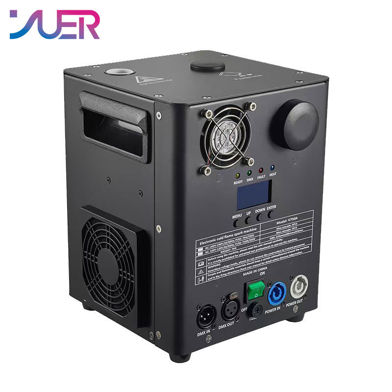 YUER 750W Cold Spark Firework Machine For DJ Wedding Celebration Dmx And Remote Control Spark Fountain Sparkular Machine