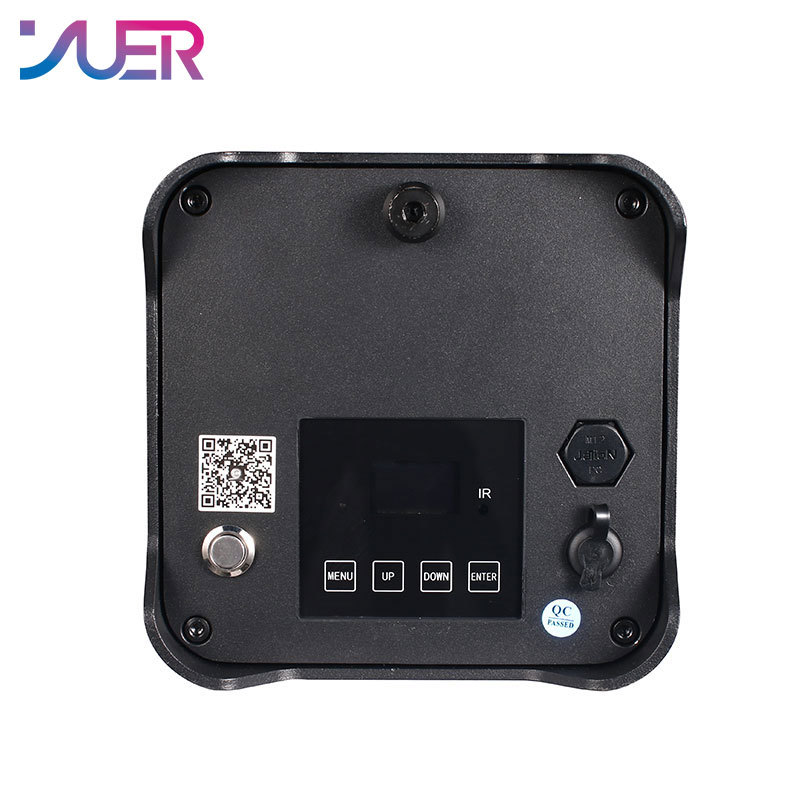 YUER Battery Wireless Waterproof Par Light 4X20W RGBWA-UV 6IN1 LED Par Light DMX512 Automatic Voice Control for DJ Disco Stage Indoor Bar