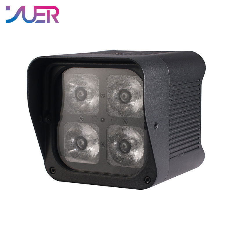 YUER Battery Wireless Waterproof Par Light 4X20W RGBWA-UV 6IN1 LED Par Light DMX512 Automatic Voice Control for DJ Disco Stage Indoor Bar