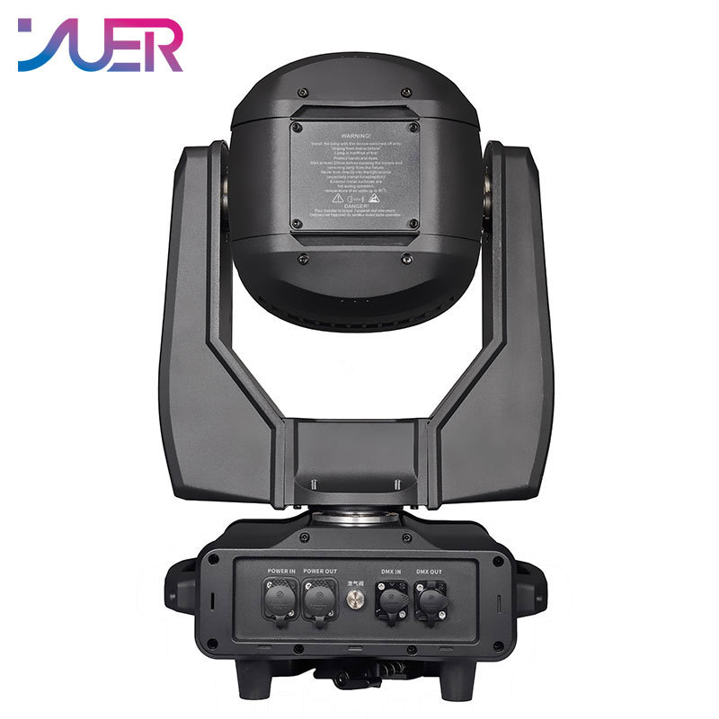 YUER IP65 Waterproof MINI 380W Beam Moving Head Light RDM DMX 512 16CH 20CH Stage Effect Lighting For Home Entertainment Professional DJ