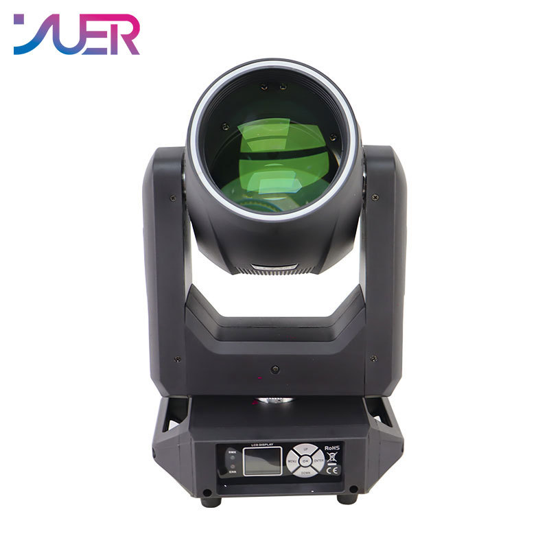 YUER 295W Moving Head Light Double Prism Stage Light With LED Aperture Effect for DJ Disco Party Christmas Bar Club Wedding