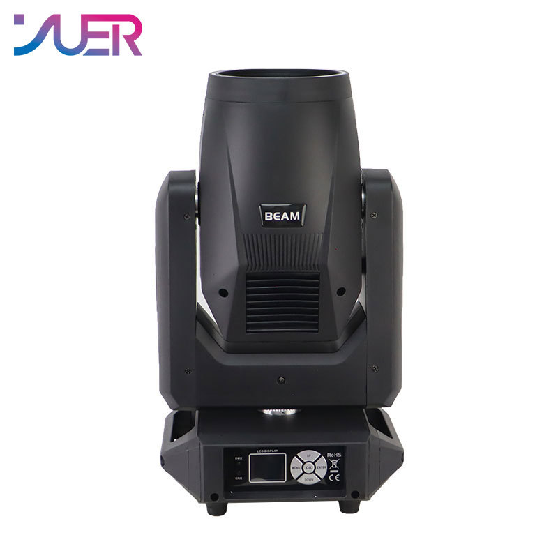 YUER 295W Moving Head Light Double Prism Stage Light With LED Aperture Effect for DJ Disco Party Christmas Bar Club Wedding