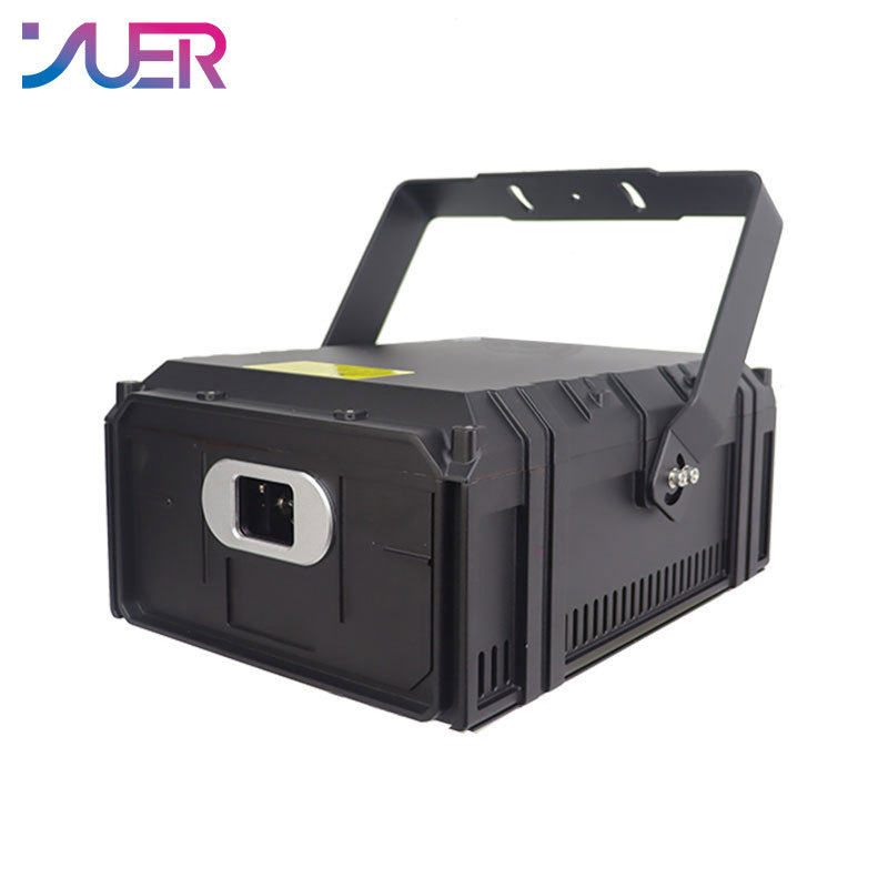 YUER NEW Waterproof 12W 15W 20W RGB Laser Light ILDA DMX Animation Beam Scanner Stage 3D Laser Outdoor Projector Dj Disco Party Park
