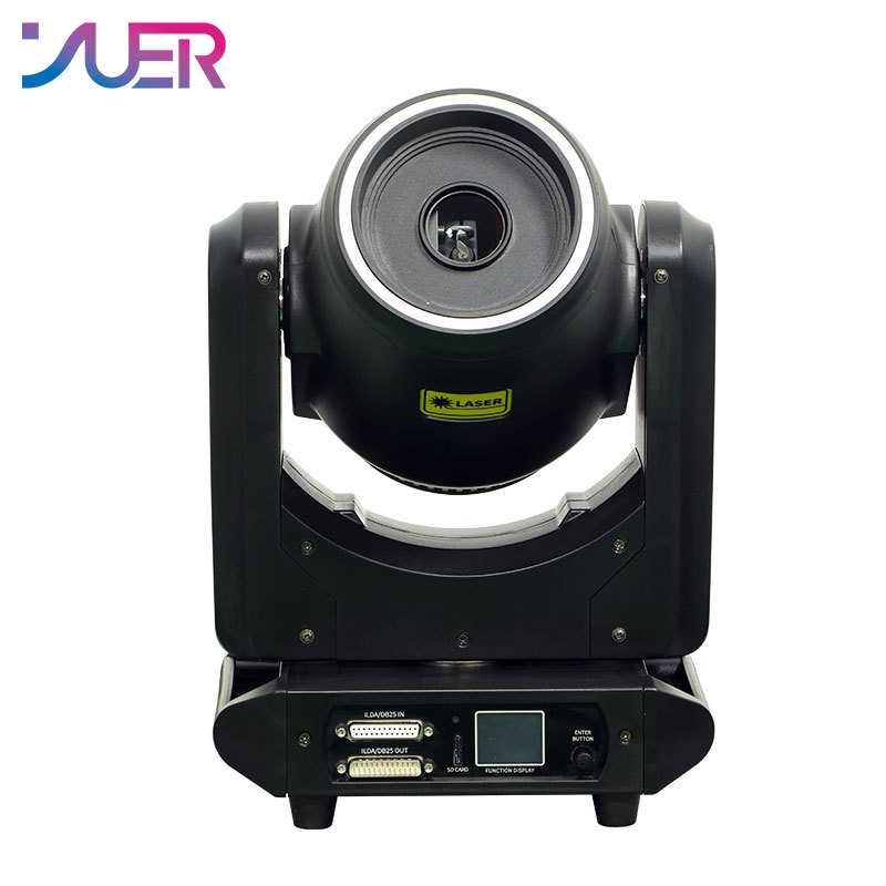 YUER ILDA 10W 12W Laser Moving Head Light With RGB Ring Wedding Dmx Dj Professional Scanning Stage Lighting Disco Strong Beams Club