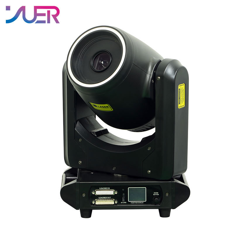 YUER ILDA 10W 12W Laser Moving Head Light With RGB Ring Wedding Dmx Dj Professional Scanning Stage Lighting Disco Strong Beams Club
