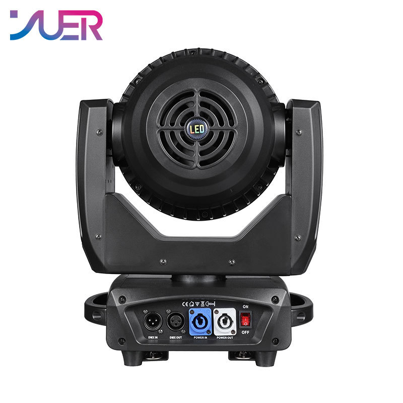 YUER 19PCS 15W RGBW 4IN1 Focusing Moving Head Wash Light For Disco Beam Lights DJ Party Stage Lighting Commercial Lights