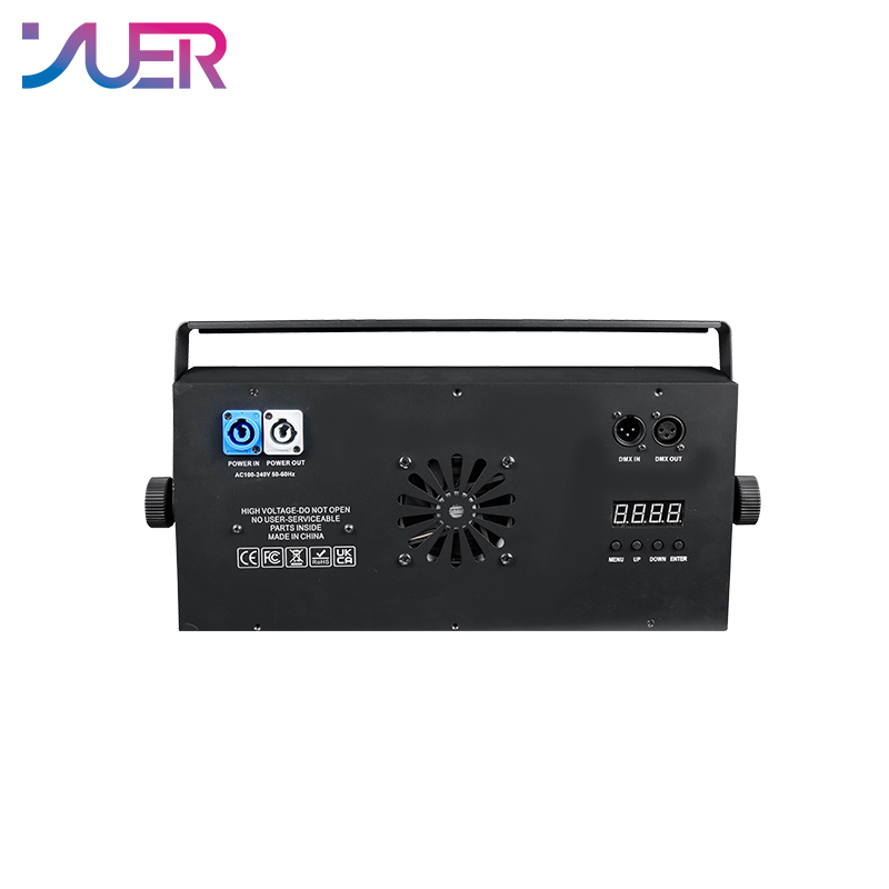 YUER 6x30W Retro Flash Light Strobe RGB Wash Effect Sound DMX Control For Party Disco Club Light DJ Equipment Stage Effect Lighting