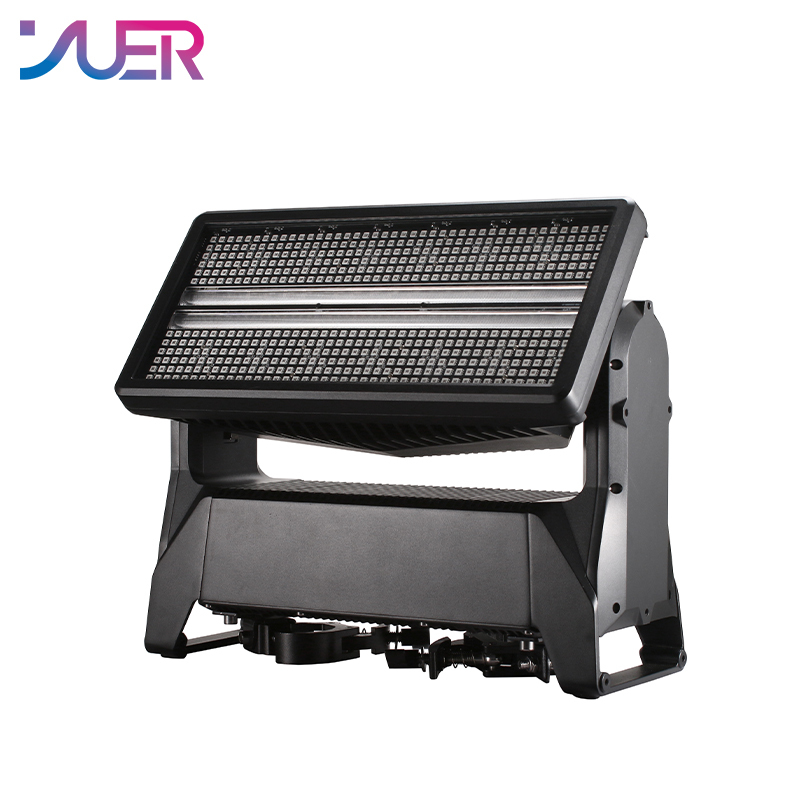 1500W RGB & White DMX512 IP65 Waterproof Moving Head Strobe Light  24Hz Shutter for Concert Event Nightclub Theater or Outdoor Show