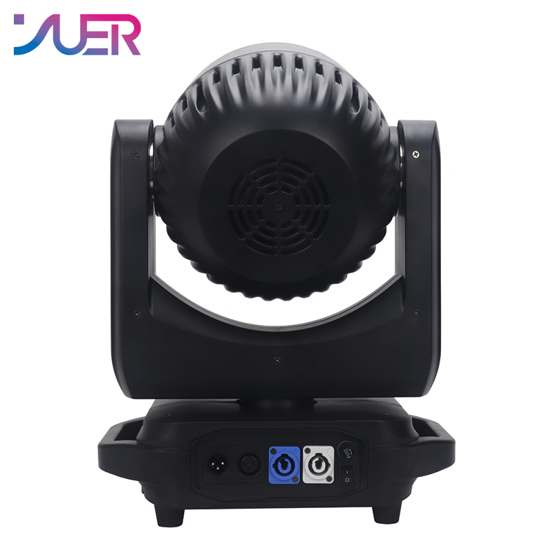 YUER™️LED 19x15W Moving Head Zoom Light With LED Aperture Lyre Wash Strobe Lighting RGBW Disco Stage Effect DJ Moving