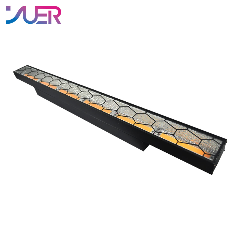 YUER™️6x60W COB Retro With 116x0.2W RGB Auxiliary Light Horse Racing Wall Wash Strobe Effect Stage Lighting DMX Music Control