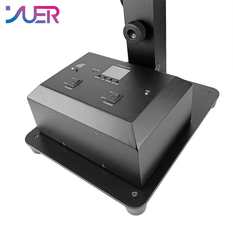 YUER 4X10W LED White Lighting Mast with Manual Focus DMX512 APP Remote Control Suitable for Stage Performance Conference Wedding Party