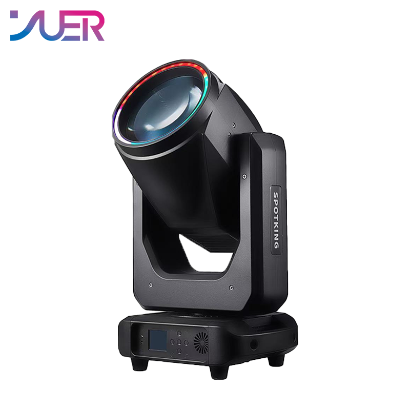 YUER 500W New LED Ring Moving Head Light  Beam+Spot+18 Rotating Prisms+Rainbow Effect Dmx for Stage Light Effect Light Disco DJ Bar