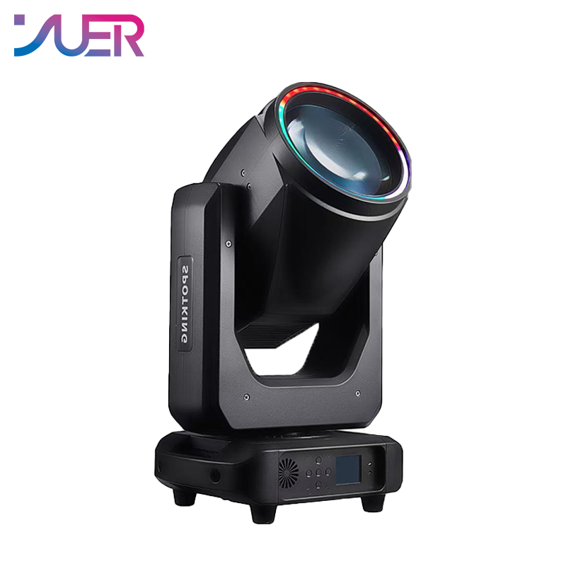 YUER 500W New LED Ring Moving Head Light  Beam+Spot+18 Rotating Prisms+Rainbow Effect Dmx for Stage Light Effect Light Disco DJ Bar