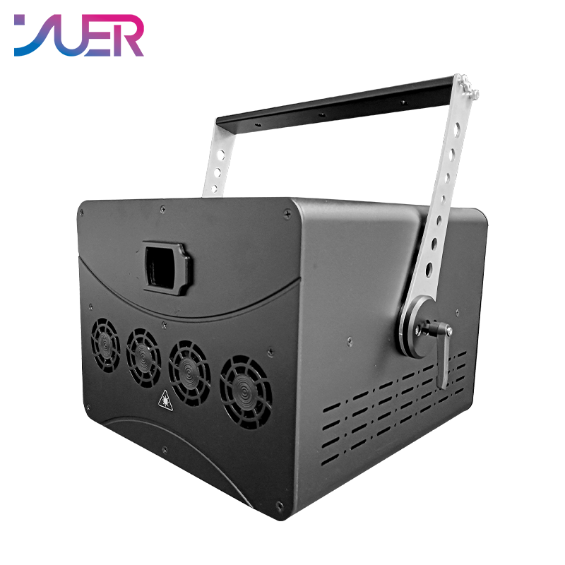 YUER 15W RGB Animaiton Laser Light With APP Control Beam Pattern Stage Lights DMX512 DJ Disco Wedding Bar Stage Effect