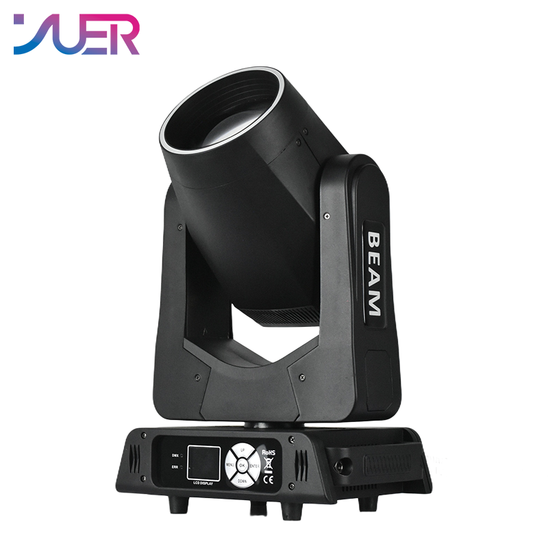 YUER NEW 300W LED Beam Moving Head Light 6+12 Prism Effect DMX512 For DJ Stage Bar Disco Strobe