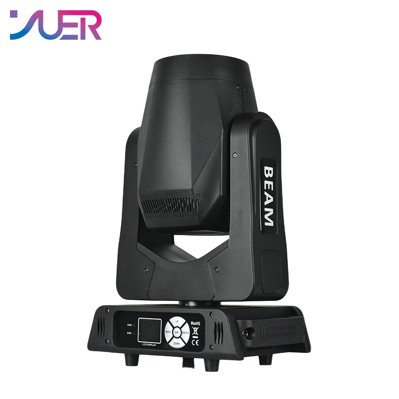 YUER NEW 300W LED Beam Moving Head Light 6+12 Prism Effect DMX512 For DJ Stage Bar Disco Strobe