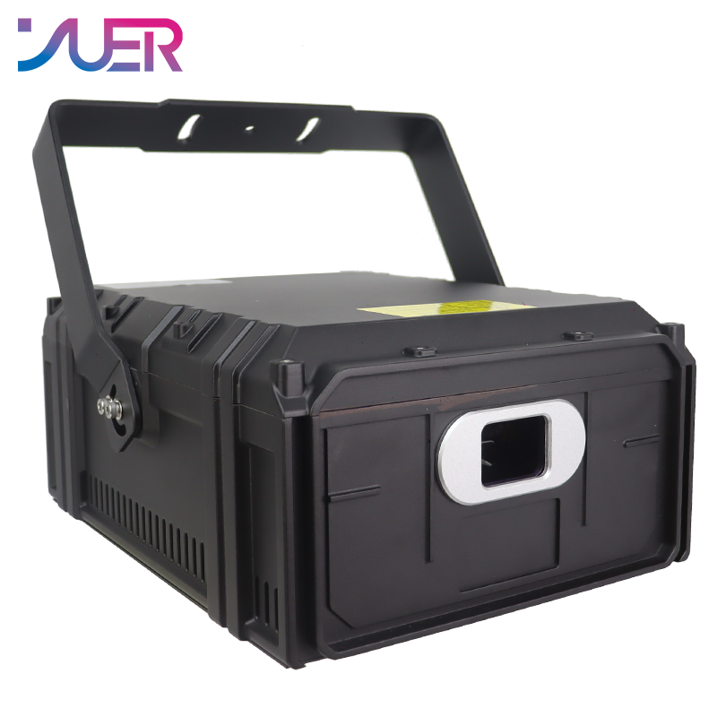 YUER NEW Waterproof 30W RGB Laser Light ILDA DMX512 Animation Beam Scanner Stage 3D Laser Outdoor Projector Dj Disco Party Park