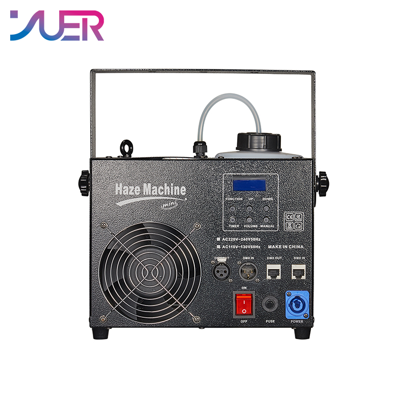YUER Mini Haze Machine 800W Mist Hazer Water Based Haze Concert Smoke Fog Machine DMX RJ45 Theater For Nightclub DJ Party
