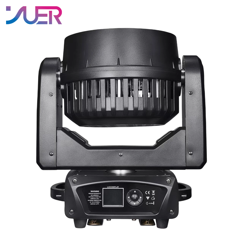YUER Waterproof LED 19X15W RGBW 4IN1 Bee Eye Point Control Moving Head Light With Electronic Focus+Rainbow Effect DMX512 For Dj Dmx Stage Light Effect Light Disco