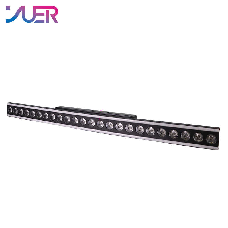 YUER LED 24X4W RGBW 4IN1 Wall Washer Lights With 120X0.2W Warm White+Horse Racing Effects RDM DMX512 For DJ Club Disco Party Dance Floor